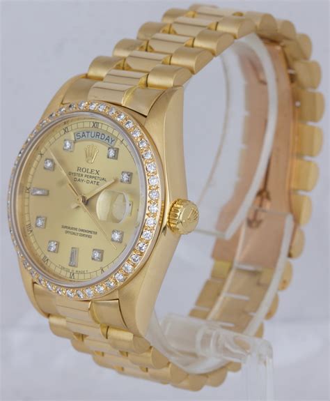 rolex 36mm day date gold|rolex datejust 36 with diamonds.